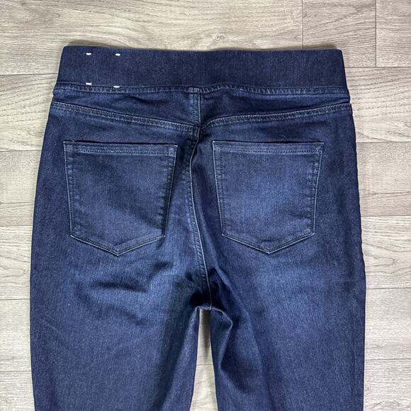 Talbots Pull On Jegging High Rise Skinny Jeans Dark Wash sz 6 - Picture 6 of 6